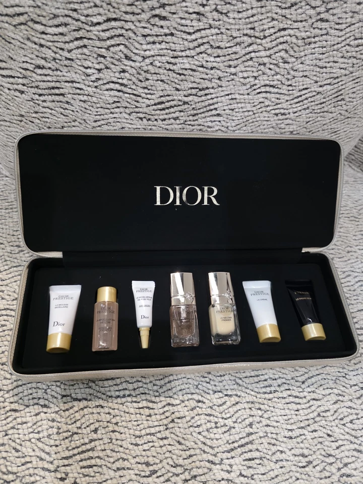 Dior Prestige Gold Piano VIP Member Gift Travel Set 7pc New In Box Authentic - Image 1 of 4