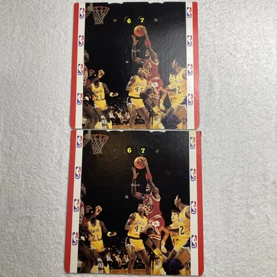 Juego de mesa de baloncesto miniatura vintage 1988 NBA Bas-Ket Jordan Bulls (PIEZAS) Foto 1 de 4