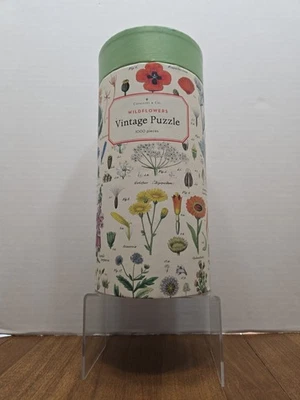 Rompecabezas vintage Cavallini & Co. Wildflowers 1000 piezas flores naturaleza 2019 Foto 1 de 4