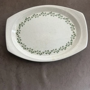 Arklow Ireland Wild Shamrock Serving Platter Brendan Erin Stone Clover Irish - Picture 1 of 13