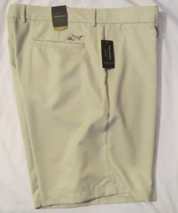 Pantalones Cortos de Golf Greg Norman for Tasso Elba Talla 40 10" Blanco Tostado Niebla - Imagen 1 de 4