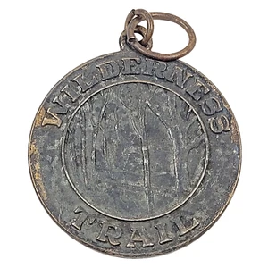 BSA Wilderness Trail Medal Metal Arts Company BOY SCOUT Vintage BSA Token Award - Picture 1 of 7