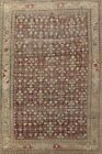 Antyk sprzed 1900 STARY karabag rosyjski geometryczny ręcznie tkany wełniany dywan obszarowy 8x13