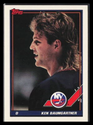 1991-92 Topps Ken Baumgartner #316 - Image 1 of 2