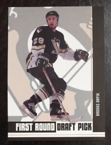 2002 - 2003 ITG Be A Player Brooks Orpik First Edition First Round Draft Pick RC