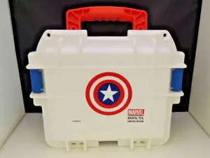 Marvel Captain America Invicta 3 Watch Travel Case (41745-Closet-ON) - Picture 1 of 8