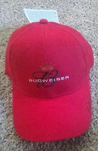 Vintage Dale Earnhardt Jr Budweiser #8 Embroidered Signature Red Hat - Bild 1 von 3