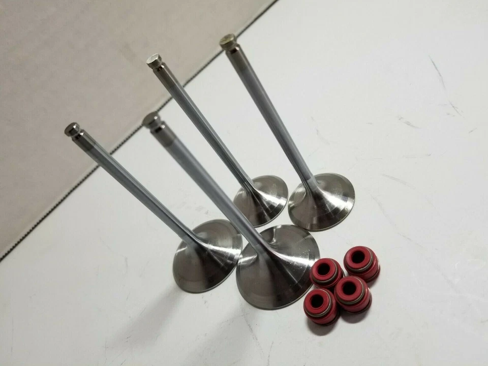 Suzuki LTR450 Kibblewhite White Diamond Valves  Oversize + 1 mm with Stem Seals - Image 1 of 1