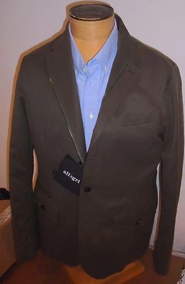 Allegri Poly-Blend  Blazer Jacket NWT Euro 54  US  44 Dark Olive Green  $835 - Image 1 of 4