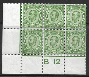 Sg 338 ½d Green Downey Head control B 12 perf 2A UNMOUNTED MINT/MNH - Picture 1 of 1