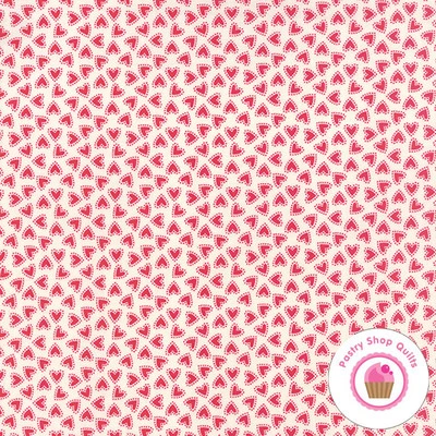 Moda NORTH WOODS Red Hearts 27247 21 Kate Spain QUILT FABRIC Christmas - Image 1 of 4