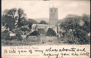 POSTAL TEMPRANA INDIVISA COMBE MARTIN IGLESIA PARROQUIAL 1903 - ABRIGO MARTOCK - Imagen 1 de 2