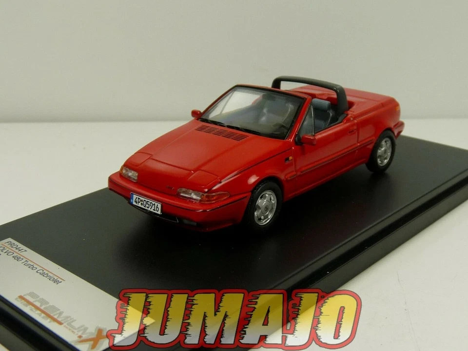 PRX20 1/43 IXO PREMIUM X résine PRD447 : VOLVO 480 Turbo Cabriolet 1990 - Immagine 1 di 1
