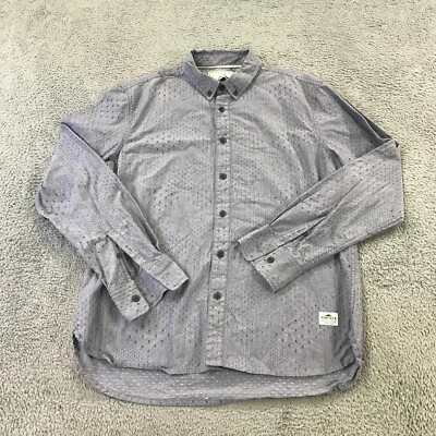 Penfield Shirt Mens Extra Large Button Up Blue Polka Dot Preppy Casual - Image 1 of 4