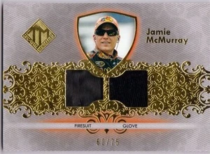 JAMIE McMURRAY 2012 Press Pass Total Memorabilia Race Firesuit Glove Card 60/75 - Picture 1 of 2