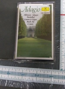 Adagio Albinoni, Pachelbel, Rameau, Bach, Badineri Cassette NEW - Picture 1 of 3