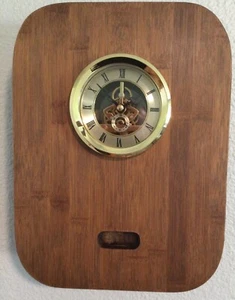 Skeleton Wall Clock Visible Movement with Seconds Dial Audible Ticking - Picture 1 of 4