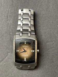 Armitron Men’s Wrist Watch 20/4507 SV New Battery Runs Fine Sold AS-IS - Picture 1 of 4
