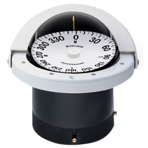 Ritchie FN-201W Navigator Compass - Flush Mount - White - Picture 1 of 2