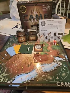 Camp Board Game Complete Scouting Family Game Night Campfire Games GUC Ages 4+ - Picture 1 of 3