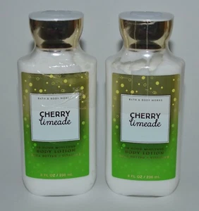 LOT OF 2 BATH & BODY WORKS CHERRY LIMEADE LOTION CREAM SHEA BUTTER VITAMIN E 8OZ - Picture 1 of 5