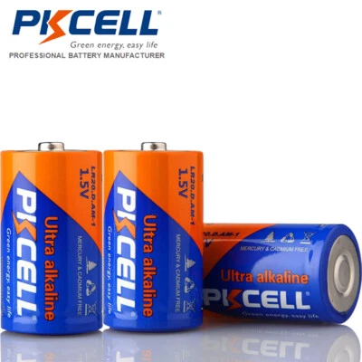 Size D Batteries LR20 AM1 MX1300 Industrial Alkaline for LED Lartern 3Park - Image 1 of 3