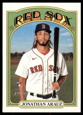 2021 Heritage High Number Base #517 Jonathan Arauz - Boston Red Sox
