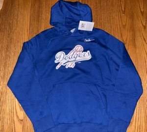 LOS ANGELES DODGERS MENS COOPERSTOWN COLLECTION NIKE HOODIE LARGE NWT RARE - Picture 1 of 4
