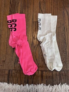 Rapha RCC Oversocks x 2 White/ Pink - Picture 1 of 8