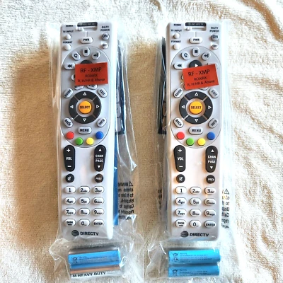 DIRECTV RC66RX / LOT OF 2  IR/RF UNIVERSAL REMOTE CONTROLS / BATTERIES INCLUDED! - Image 1 of 4