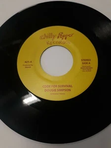 Dougie Simpson Code For Survival on Chilly Pepper Records. Columbus Ohio Reggae - Picture 1 of 7