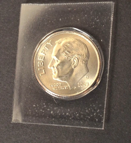 2009 P Roosevelt Dime Satin Finish In Mint Packaging VERY LOW MINTAGE Cover
