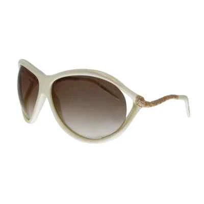 Очки солнцезащитные Roberto Cavalli Caph 853S RC853S 71F с бежевой жемчужной оправой 67-15-135 - Изображение 1 из 3