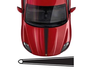 Mitte Motorhaube Streifen Aufkleber Blasenfrei Vinyl passt Porsche Macan 95B - Bild 1 von 4