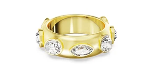 Swarovski 5665483 Anello Dextera Taglio misto Bianco Placcato Oro - Foto 1 di 2
