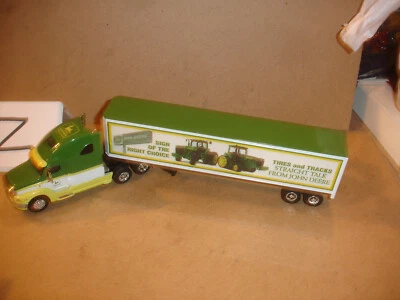 1/64 John Deere Semi - Sign of the Right Choice Tires & Trucks logo - Image 1 of 2