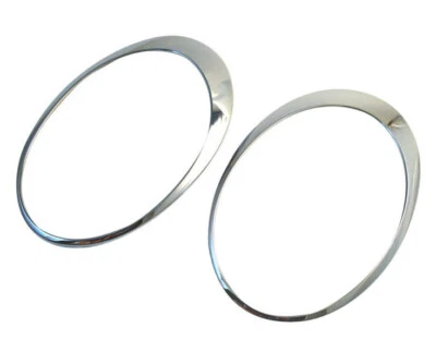 Juego de cubierta de moldura de luz de cabeza cromada para VW Beetle 2012Up Foto 1 de 2