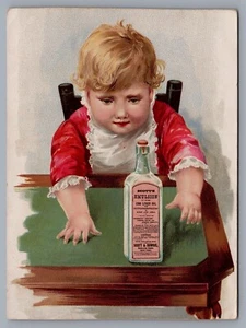 1800s Victorian Trade Card Scott's Emulsion Quack Med Scott & Brown New York - Picture 1 of 2
