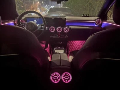3 Colors Air Vent LED Ambient Light For Mercedes Benz C Class W205 GLC X253 Foto 1 de 4