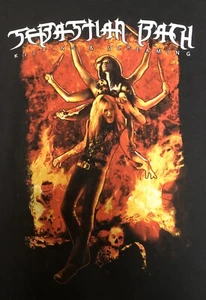 Sebastian Bach Kicking And Screaming Heavy Metal Graphic Tshirt Size XS B17 - Picture 1 of 6