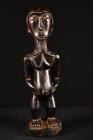 22039 Africain Vieux Luba Figurine / Figure Dr Du Congo