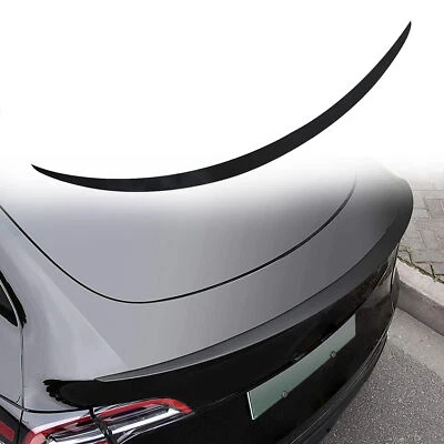 For Tesla Model Y 2020 - 2022 Rear Spoiler Trunk Spoiler Tail Wing (Matte Black) - Image 1 of 4