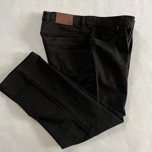 HILTL Men's Classic Fit Five Pocket Black Jeans 36x27. 09210010 - Picture 1 of 12