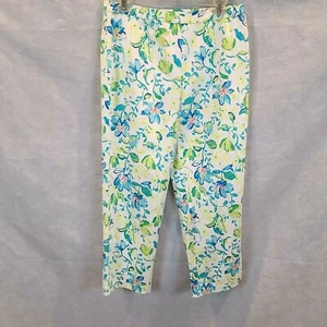 SIGRID OLSON SPORT PETITE FLORAL PRINT PANTS SIZE 12P NWT - Picture 1 of 3