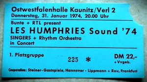 LES HUMPHRIES Sound 1974 SINGERS + Rhythm Orchestra in Concert ! - Bild 1 von 2