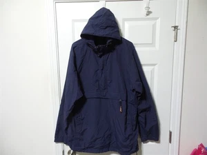 L.L.BEAN LARGE TALL PULLOVER JACKET MEN'S COLD WEATHER 0 AM49 WINDBREAKER BLUE - Picture 1 of 11