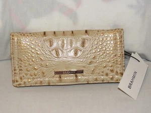 Nueva Cartera Brahmin Sandstorm Alden Road Cuero Genuino - Imagen 1 de 6
