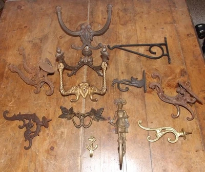 Lote de ganchos y asas vintage Foto 1 de 4