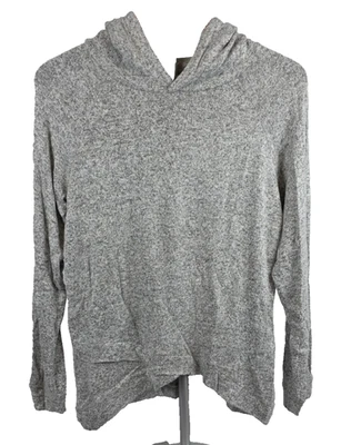 Suéter Pullover Rumi + Ryder Niñas Gris Suave Ligero con Capucha Talla YL (12-14) Foto 1 de 4