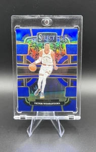 2023-24 Panini Select • Victor Wembanyama (RC) Blue Concourse Prizm Rookie 💥 - Picture 1 of 4